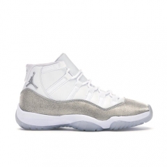 Authentic Air Jordan 11 Retro Metallic Silver Women