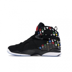 Authentic Air Jordan 8 Retro Quai 54 Black