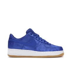 Authentic Air Force 1 Low CLOT Blue Silk