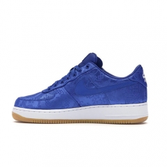 Authentic Air Force 1 Low CLOT Blue Silk