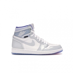 Authentic Jordan 1 Retro High Zoom White Racer Blue