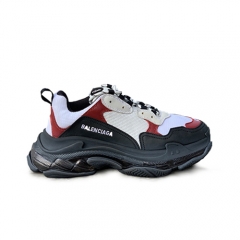 Authentic Balenciaga Triple S Black Red White