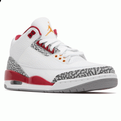 Authentic AIR JORDAN 3 RETRO CARDINAL RED Women