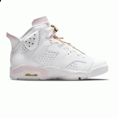 Authentic Air Jordan 6 Gold Hoops