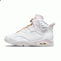 Authentic Air Jordan 6 Gold Hoops Women