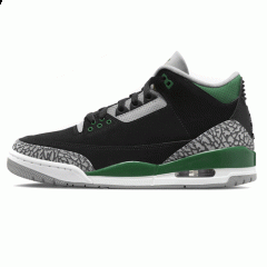 Authentic Air Jordan 3 Retro Pine Green