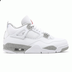 Authentic Air Jordan 4 White Oreo