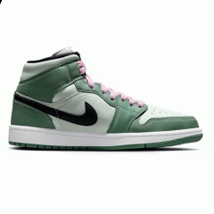 Authentic Air Jordan 1 Mid SE Dutch Green Women