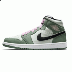 Authentic Air Jordan 1 Mid SE Dutch Green Women