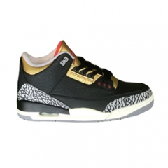 Authentic Air Jordan 3 Black Gold