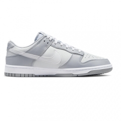 Authentic Nike Dunk Low Retro Grey White