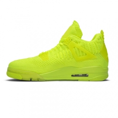 Authentic Air Jordan 4 Retro Flyknit Volt