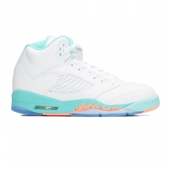 Authentic Air Jordan 5 Light Aqua