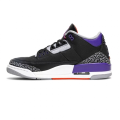 Authentic Air Jordan 3 Retro Court Purple