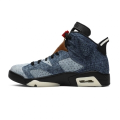 Authentic Air Jordan 6 Washed Denim