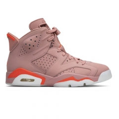 Authentic Aleali May x Air Jordan 6 Millennial Pink GS