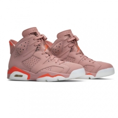 Authentic Aleali May x Air Jordan 6 Millennial Pink GS