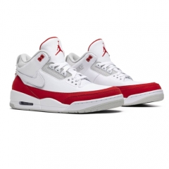 Authentic Air Jordan 3 Tinker White University Red