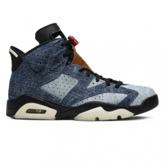 Authentic Air Jordan 6 Washed Denim