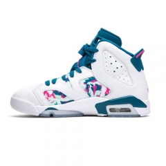 Authentic Air Jordan 6 Retro Green Abyss GS