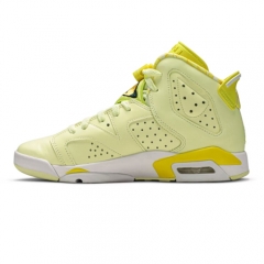 Authentic Air Jordan 6 GS Floral Citron Tint