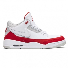 Authentic Air Jordan 3 Tinker White University Red