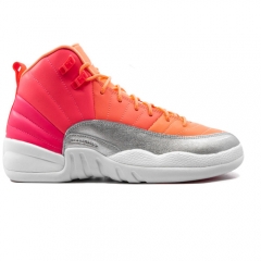 Authentic Air Jordan 12  Hot Punch Sunset GS