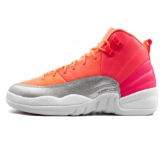 Authentic Air Jordan 12  Hot Punch Sunset GS