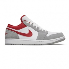 Authentic Air Jordan 1 Low Gym Red Grey GS