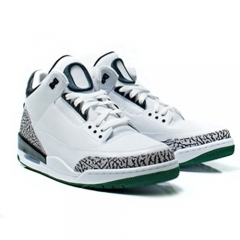 Authentic Air Jordan 3 Oregon Ducks Pit Crew White