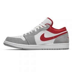 Authentic Air Jordan 1 Low Gym Red Grey