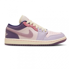 Authentic Air Jordan 1 Low Pastel Purple