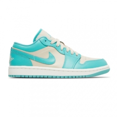 Authentic Air Jordan 1 Low Tropical Teal GS