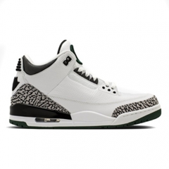 Authentic Air Jordan 3 Oregon Ducks Pit Crew White