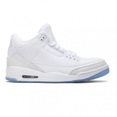 Authentic Air Jordan 3 Pure White Men