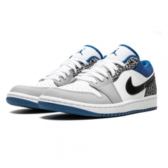 Authentic Air Jordan 1 Low True Blue