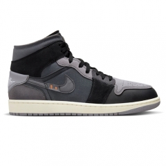 Authentic Air Jordan 1 Mid Craft Inside Out Black