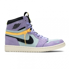 Authentic Air Jordan 1 High Switch Purple Pulse GS