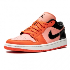 Authentic Air Jordan 1 Low WMNS Orange Black GS