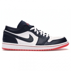 Authentic Air Jordan 1 Low Obsidian Ember Glow