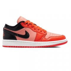 Authentic Air Jordan 1 Low WMNS Orange Black GS