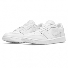 Authentic Air Jordan 1 Low Golf Triple White GS