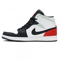 Authentic Air Jordan 1 Mid SE Red Black Toe