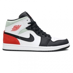 Authentic Air Jordan 1 Mid SE Red Black Toe