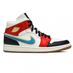 Authentic Air Jordan 1 Mid Let(Her)Man