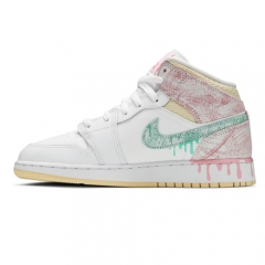 Authentic Air Jordan 1 Mid Ice Cream GS