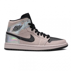 Authentic Air Jordan 1 Mid Iridescent GS