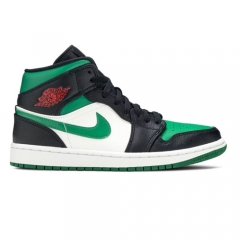 Authentic Air Jordan 1 Mid Pine Green GS