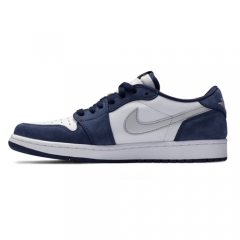 Authentic Eric Koston X Air Jordan 1 Low SB Midnight Navy GS