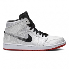 Authentic CLOT X Air Jordan 1 Mid Fearless CU2804-100